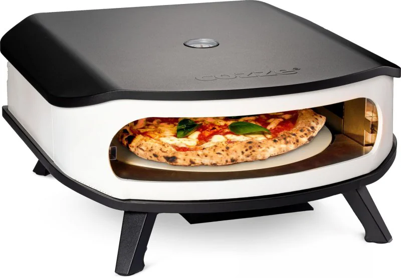 Cozze Gas-Pizzaofen – rotierender Pizzastein, Hitzeschild, 42,5 cm (17")