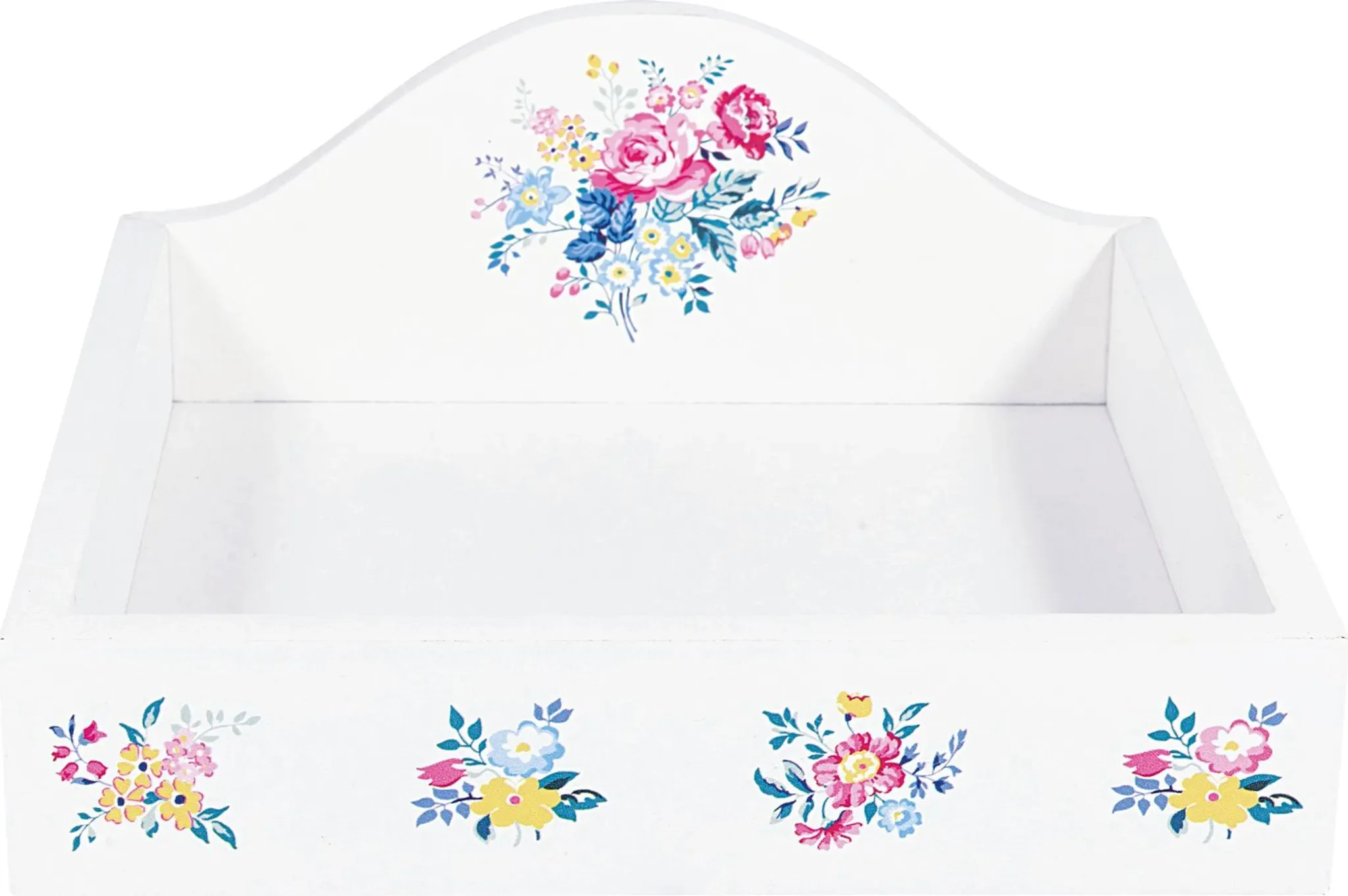 GreenGate – Serviettenhalter „Elina“ white, 19×19×4 cm