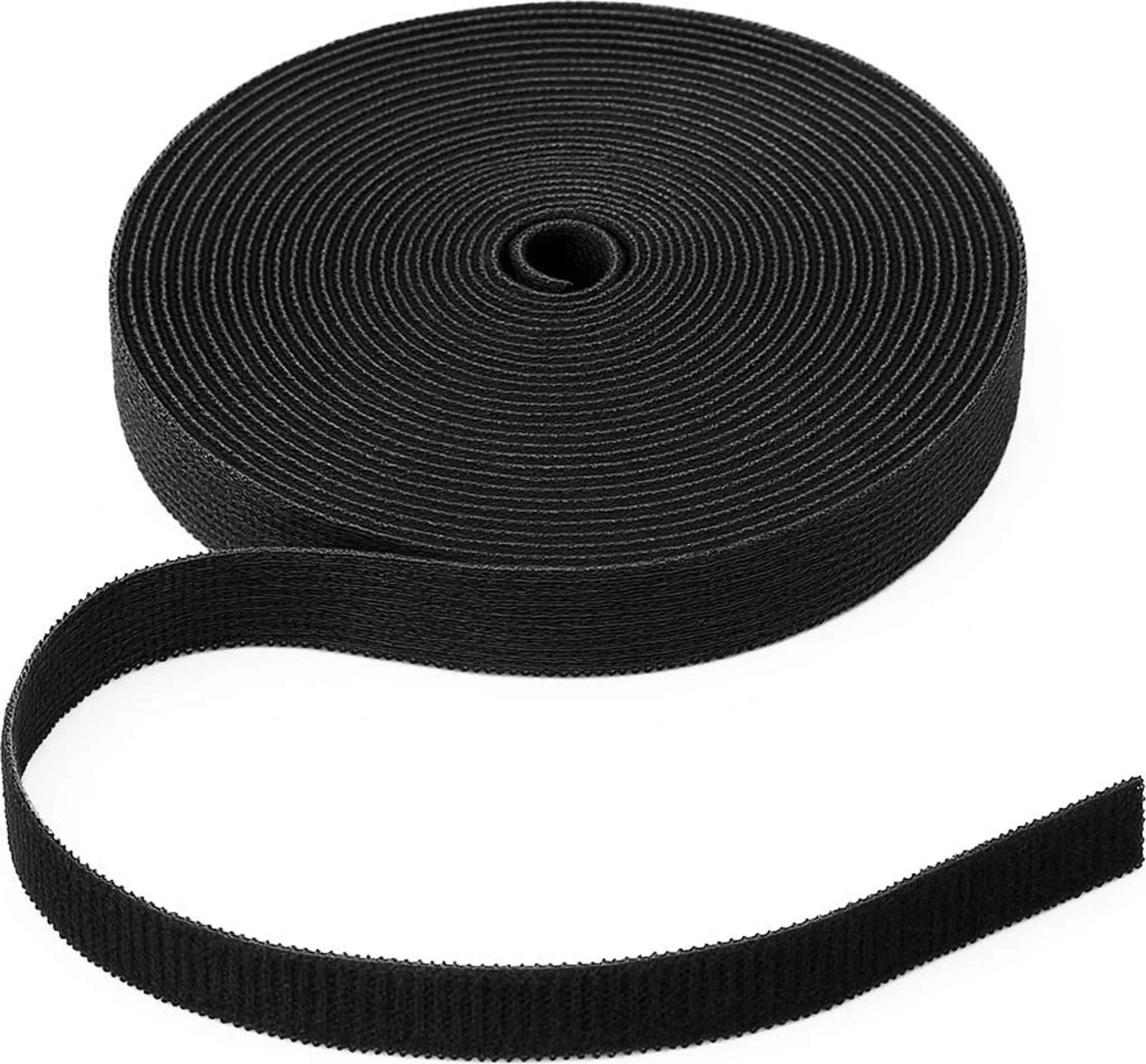 Offgridtec Klett-Kabelbinderrolle – 5 m × 10 mm, Schwarz