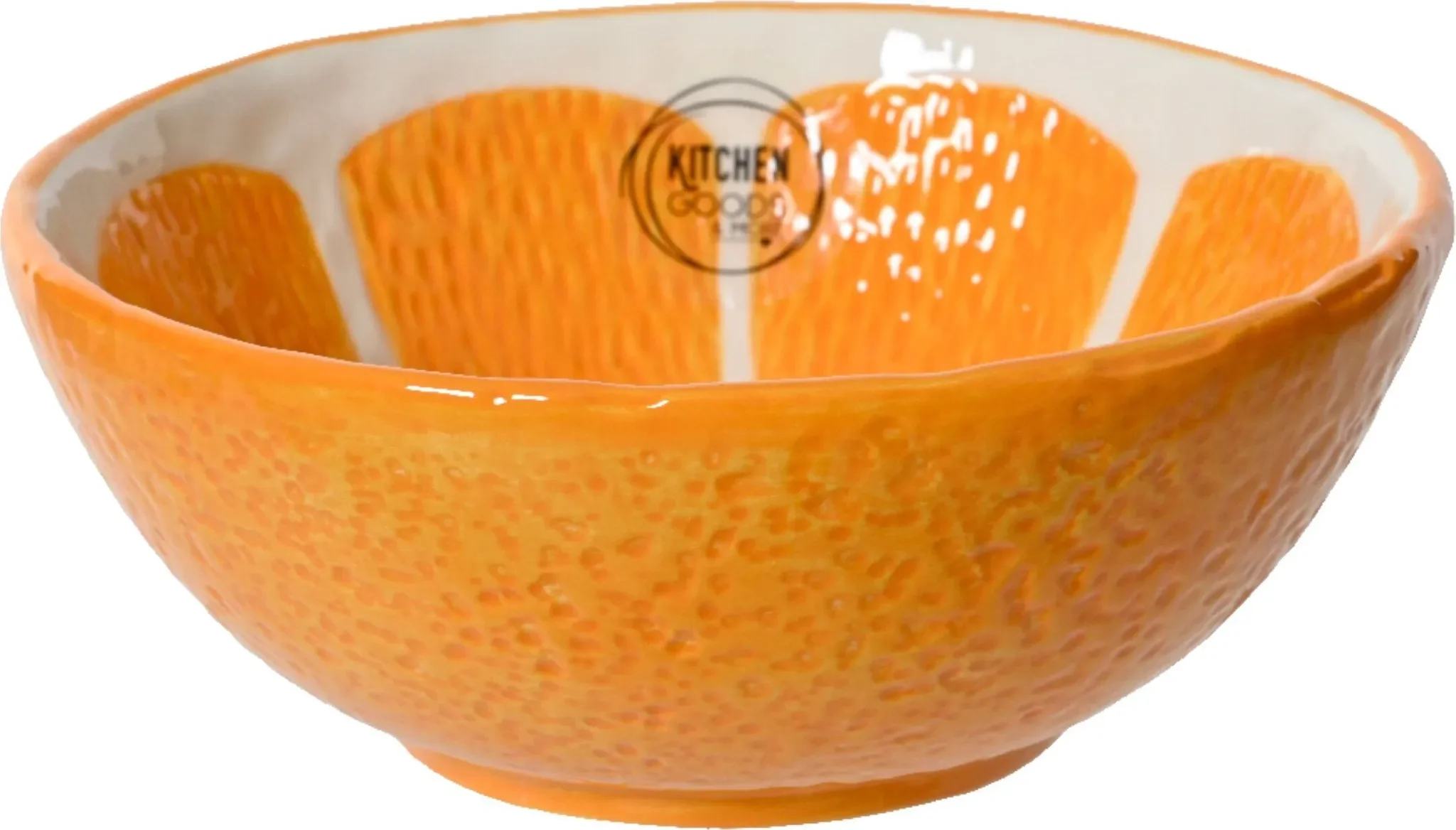 Decoris – Keramikschale in Orangenform 15×15×6 cm