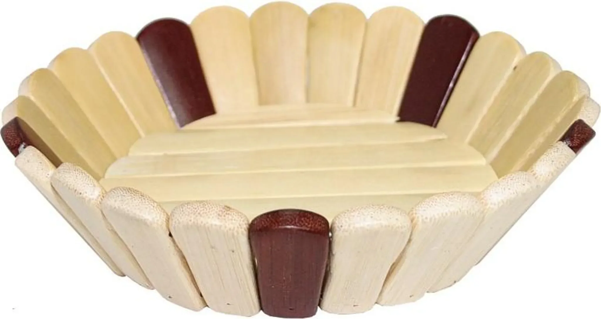 Kunsthandwerk Afrika – Holzschale Ø 30 cm, Höhe 4 cm