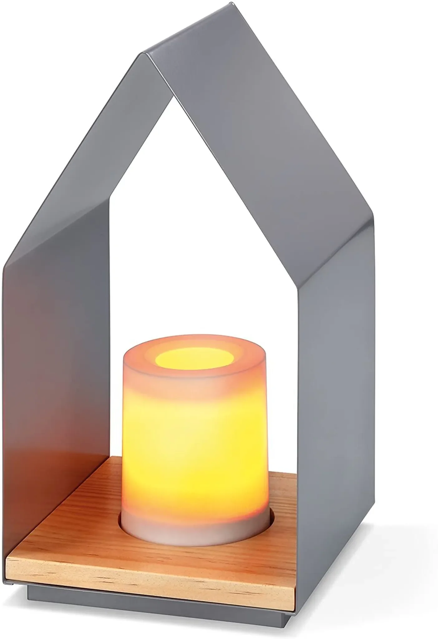 technik@all Batterie-Dekoleuchte „Haus Leni“ – mit Flackerlicht