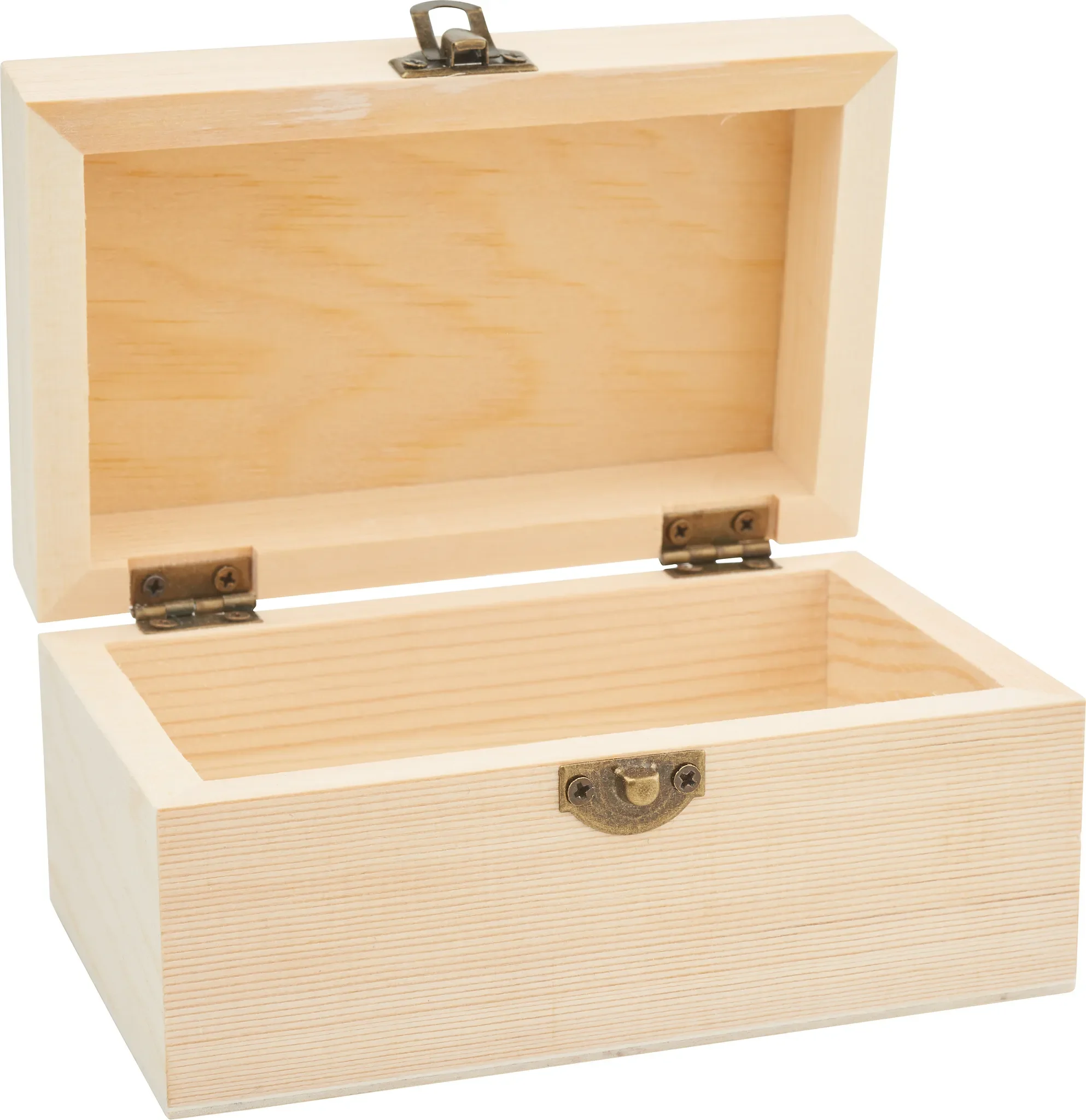 VBS Holzkästchen aus Kiefernholz 13 × 8 × 6,3 cm
