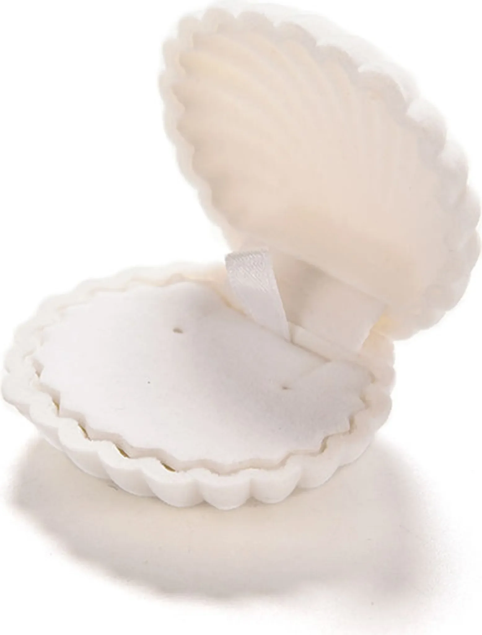 Essen Schmuckschatulle in Muschelform – Weiß