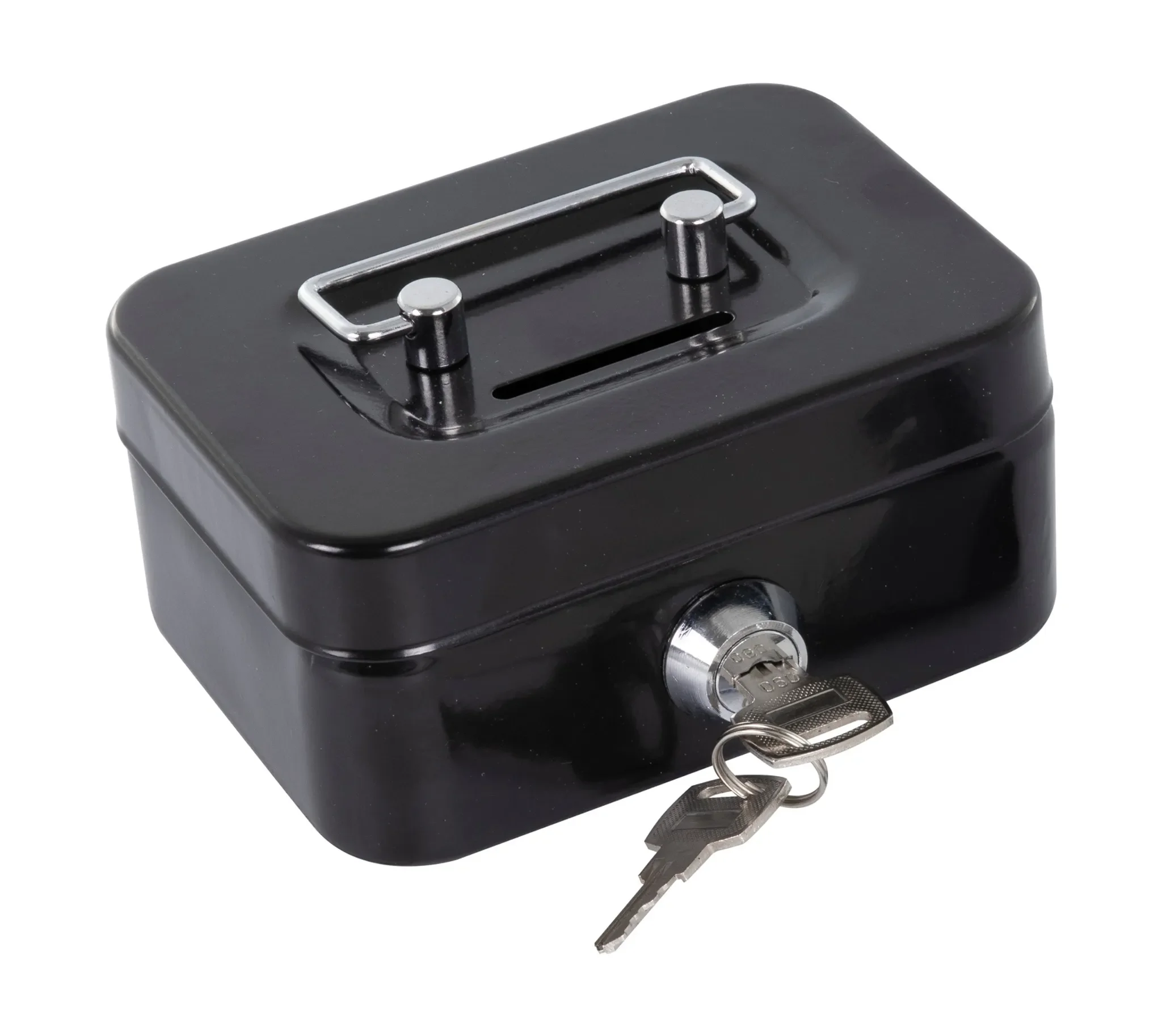 Stylex Schreibwaren – Mini-Geldkassette mit Einwurfschlitz, Schwarz